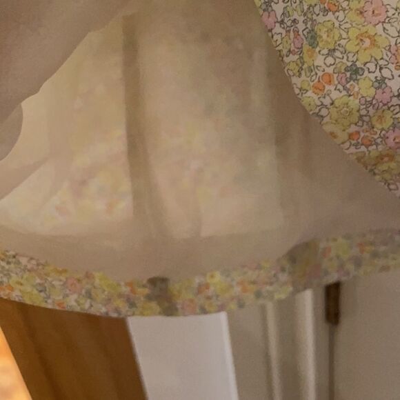 Nwot BIRGITTE HERSKIND bell yellow ditsy floral puff sleeve cotton blouse - Picture 7 of 8